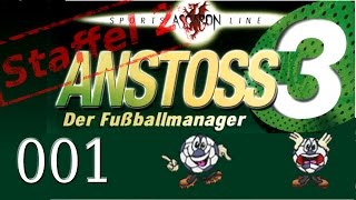 Anstoss 3 S2 001 ⚽ Auf gehts in eine neue Karriere ⚽ Lets Play deutschgerman gameplay [upl. by Trista]