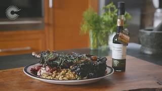 Belazu Balsamicglazed hogget shoulder with freekeh and grilled radicchio by Ramael Scully [upl. by Richman]