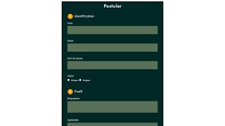 Un formulaire en html et css [upl. by Olram649]