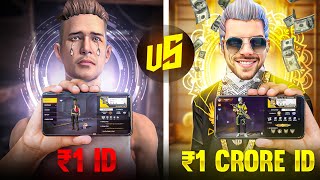 1 Subsriber Vs 1000000 Subscribers YouTubers FF ID😱🔥  Garena Free Fire [upl. by Adnov]