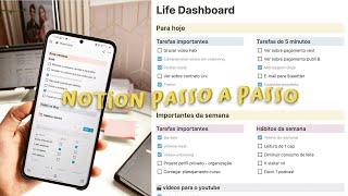 como montar um planner no notion super fácil rápido e de graça ficou lindo💕 [upl. by Wina656]
