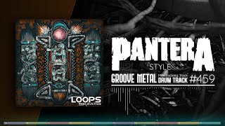 Groove Metal Drum Track  Pantera Style  120 bpm [upl. by Chappelka564]