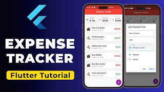 Build Flutter Expense Tracker App like a pro 🔥 [upl. by Krueger201]