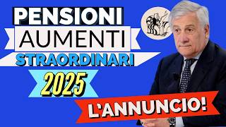 PENSIONI 👉 ANNUNCIO AUMENTI 2025 in MANOVRA❗️ Sia per le MINIME che per IMPORTI ALTI 🤞 [upl. by Amrac]