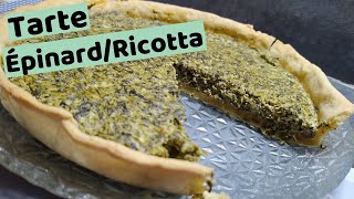 Tarte Épinard  Ricotta facile et rapide à faire [upl. by Ised868]