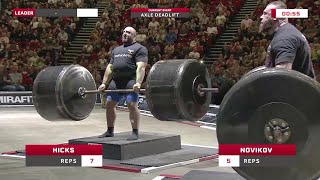 Axle Deadlift RECORD at Europes Strongest Man 2021 [upl. by Meggi737]