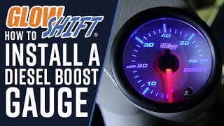 Installation  GlowShift Diesel Boost Gauge In 3rd Gen 20032009 Dodge Ram 24 Valve Cummins [upl. by Loesceke681]