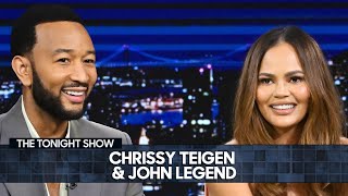 Chrissy Teigen and John Legend Reveal Chrissy Discovered an Identical Twin Through 23andMe [upl. by Lebbie]