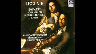 Leclair Sonate pour violon livre I no I [upl. by Engeddi]