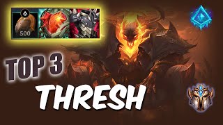 Wild Rift Thresh TOP 3  S13 rank game  build [upl. by Gomer]