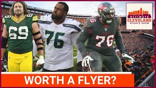 Would any of these free agents help the Cleveland Browns at offense tackle [upl. by Gusta]