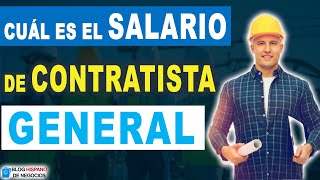 Cuánto es el Salario del Contratista General ¿Cuánto Puede Ganar en Estados Unidos [upl. by Rockel]