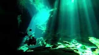 Gopro  Mexico  Diving in Cenotes of Yucatan Best of [upl. by Seumas]