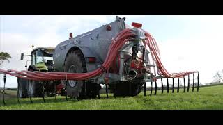 Slurryquip Tanker mounted dribble bar [upl. by Ahseyd]