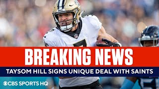 BREAKING Taysom Hill amp Saints Reach 4Year Extension  CBS Sports HQ [upl. by Katherin]