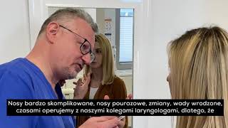 KOREKCJA NOSA dr Janusz Obrocki [upl. by Sally]