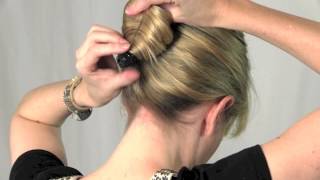 Create a French Roll with the Scunci French Twist Clip [upl. by Mandal122]