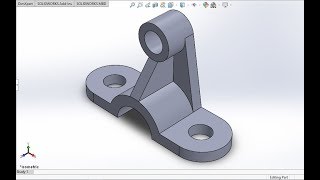 TUTORIAL SOLIDWORKS LOFTED RIB using SPLIT LINE [upl. by Arraek]