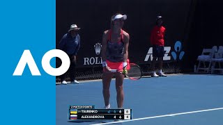 Lesia Tsurenko v Ekaterina Alexandrova match highlights 1R  Australian Open 2019 [upl. by Ikila]