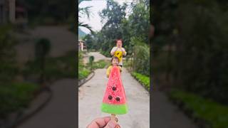 Kind girl eating watermelon ice cream 🍧 watermelon ice cream 🍓 eye candy shorts [upl. by Butta88]