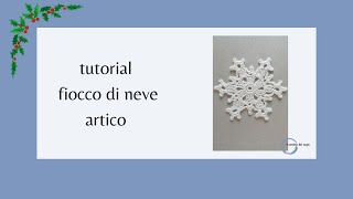 tutorial fiocco di neve artico [upl. by Aksoyn]