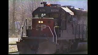 Black Butte California 1991Dunsmuir crew change Eastbound [upl. by Tnilk217]