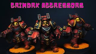 How to paint Blood Angel Primaris Aggressors in Gravis Armour [upl. by Oigres]