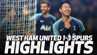 HIGHLIGHTS  West Ham United 13 Spurs Carabao Cup Fourth Round [upl. by Serge]