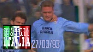 Gazza at his best ALL the Goals 27th March 1993 FULL Highlights  Gazzetta Football Italia Rewind [upl. by Lerak567]