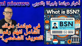 quotما هو BSN في هولندا؟ رقمك السري للتعاملات الحكوميةquot [upl. by Acyre]