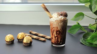 Ferrero Rocher Milkshake in 1 minute I Quick and Easy Recipe I Chocolate Milkshake I DIY Recipe [upl. by Boone391]