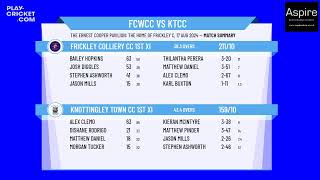 Frickley Colliery CC 1st XI v Knottingley Town CC 1st XI [upl. by Heaps]