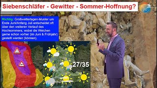 Konvergenz mit Gewittern Siebenschläfer Abkühlung Hoffnung Wettervorhersage 270605072024 [upl. by Redmer120]