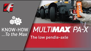 Faymonville MultiMAX PAX  the low pendleaxle [upl. by Llerruj872]