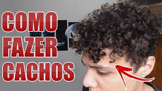 COMO FAZER CACHOS NO CABELO MASCULINO [upl. by Ailices]