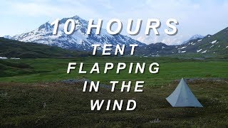 Tent Flapping in the Wind  Relaxing Nature Sounds 10 Hours [upl. by Grimbal]