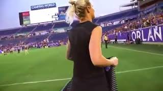 Ashlyn Harris gives her jersey to a loyal fan [upl. by Mark93]