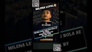 milena levellevel milauna tero bau aayo her GBOBOFFICIAL 89TheThug shorts ytshorts rap [upl. by Enilamme]