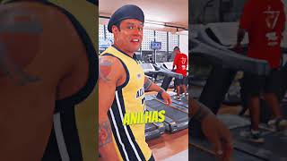 LEVEI BARRA E ANILHAS PRA GYM🤯🤯🤯 musculacao academia treino [upl. by Cannon]