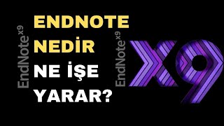 Endnote Nedir Ne İşe Yarar  Referans ve Kaynakça Sistemleri [upl. by Ecyt]