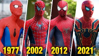 Evolution of SpiderMan in Movies amp TV 19772021 [upl. by Aiz]