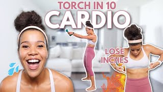 10 Min Cardio workout to Burn Fat Intense TORCH IN 10  growwithjo [upl. by Laersi509]