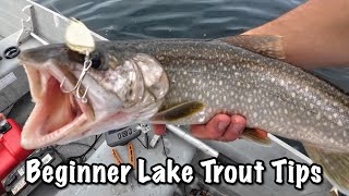 Beginner Lake Trout Fishing Tips From Kayak or Boat [upl. by Harmaning]