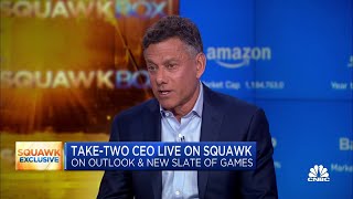 TakeTwo Interactive CEO Strauss Zelnick on Q4 earnings Grand Theft Auto 6 the future of AI [upl. by Ardrey]