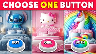 Choose One Button BOY or GIRL or BOTH Edition 💙❤️🌈 Fox Quiz [upl. by Lucien]