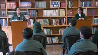 English Debate held in Senior School Library [upl. by Elrem120]