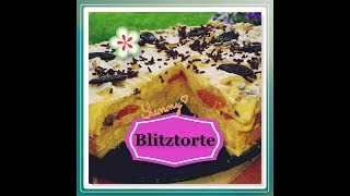 Blitztorte ♥ Pfirsiche im Paradies ♥ schnell amp einfach [upl. by Best]