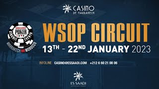 📺 WSOPC Marrakech 2023  Finale du WSOPC MINI MAIN  Poker Live au Casino de Marrakech [upl. by Barbette]