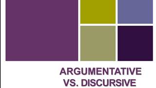 Difference between argumentative and discursive writing in urduHindi [upl. by Woodward]