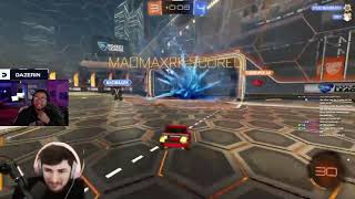 Dazerin Reacts To Turbos Own Goal Eliminating Them From RLCS [upl. by Rafter]